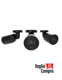 AJAX BulletCam HLVF (5 Mp) Telecamera IP di sicurezza cablata con IA   obiettivo varifocale motorizzato da 2,8–12 mm