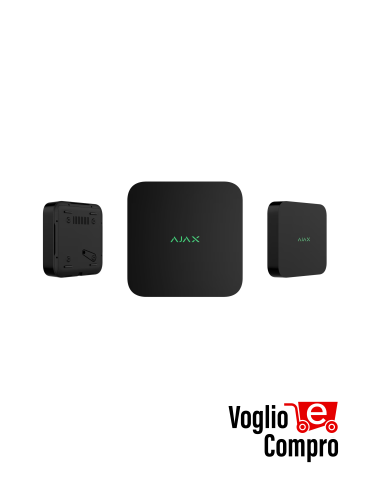 AJAX NVR DC (8-ch) Videoregistratore di rete a 8 canali alimentato da una fonte di alimentazione a bassa tensione