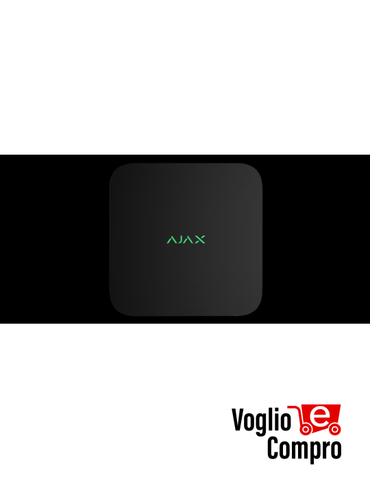 AJAX NVR DC (8-ch) Videoregistratore di rete a 8 canali alimentato da una fonte di alimentazione a bassa tensione