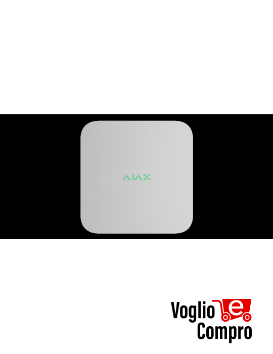 AJAX NVR DC (16-ch) Videoregistratore di rete a  16 canali alimentato da una fonte di alimentazione a bassa tensione