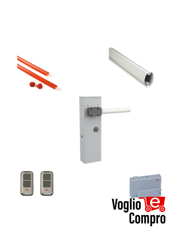 KIT  MEDIUM V2 ABLE  36Y102 Barriere stradali 24V ad apertura rapida per passaggi residenziali o multiutenza   4 m di larghezza