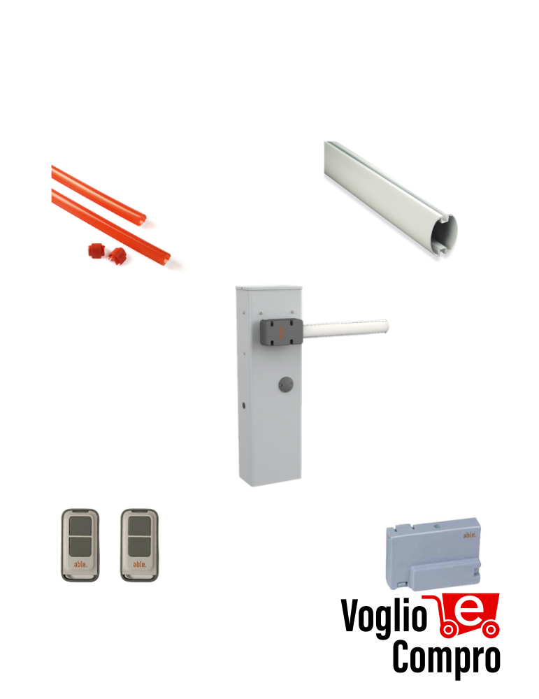 KIT  MEDIUM V2 ABLE  36Y102 Barriere stradali 24V ad apertura rapida per passaggi residenziali o multiutenza   4 m di larghezza
