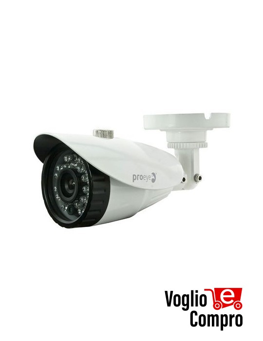 4835300 Telecamera Bullet CMOS 800 linee Day/Night con ICR, Ottica fissa 3,6 mm, 23 led IR