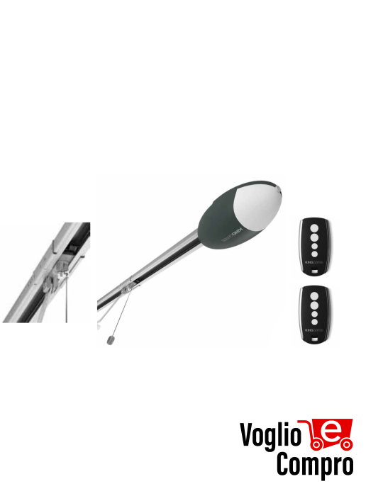 ROLLS KIT MODELLO ROLLSK1200GRB4 PER BASCULANTI FINO A 14 m² E SEZIONALI FINO A 23 m²