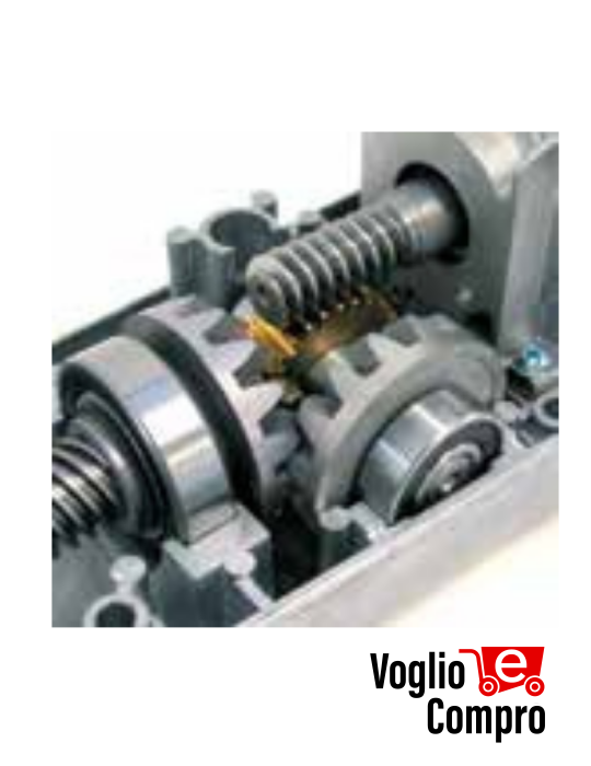 MOTORE KING GATES JET24 IRREVERSIBILE 24V PER CANCELLO BATTENTE ANTA 3 MT 600 Kg FERMO MECCANICO IN APERTURA