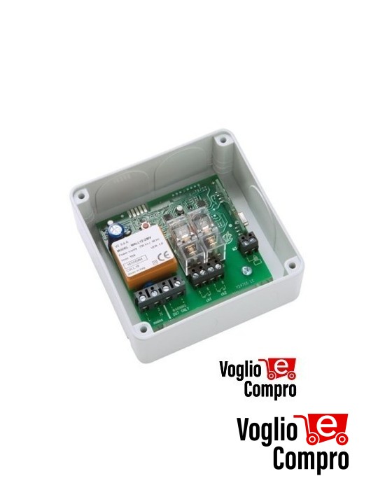 KIT RADIOCOMANDO E RICEVITORE BICANALE V2 GARDEN LUX PER CARICHI FINO A 1500W