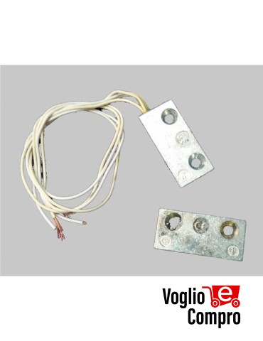 CONTATTO MAGNETICO DA ESTERNO IN ALLUMINIO COSTEL IN CONF. 10 PZ DIM 30x15x9mm