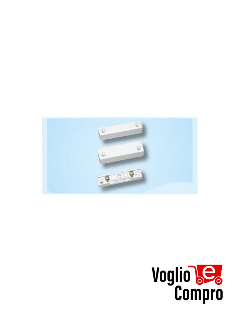 COPLAMO CONTATTO MAGNETICO COSTEL COL. BIANCO CONF. 10 PEZZI DIMENSIONI 51x10x11mm