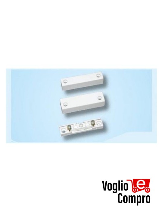 COPLAMO CONTATTO MAGNETICO COSTEL COL. BIANCO CONF. 10 PEZZI DIMENSIONI 51x10x11mm