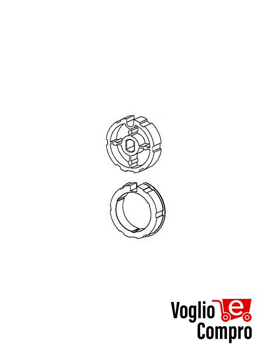 CORONA E PULEGGIA OGIVA DIAMETRO 85MM ACCESSORI PER MOTORIDUTTORI TUBOLARI MATIX 80/120 NM V2