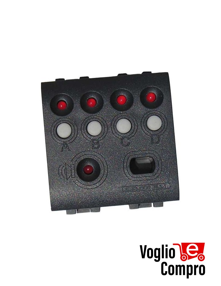 MODULO INSERITORE X CHIAVE INDUZIONE MAGNETICA COSTEL MKS2 SERIE VIMAR PLANA