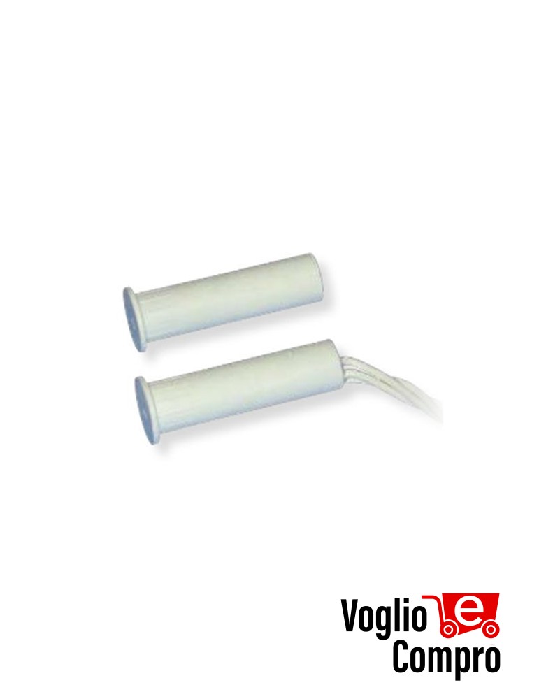 Ci08 CONTATTO MAGNETICO DA INCASSO COSTEL Ci08 IN PLASTICA CONF. 10 PEZZI diam. 8mm