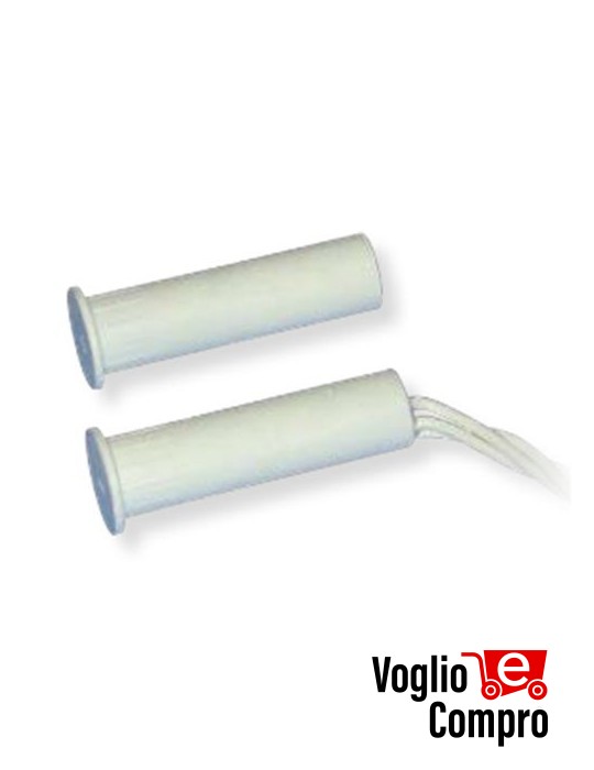 Ci08 CONTATTO MAGNETICO DA INCASSO COSTEL Ci08 IN PLASTICA CONF. 10 PEZZI diam. 8mm