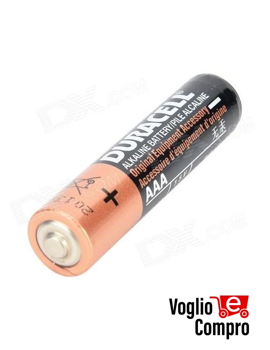 PIAL1,5V Pila 1,5V ministilo (AAA) Duracell in conf. da 10 pz