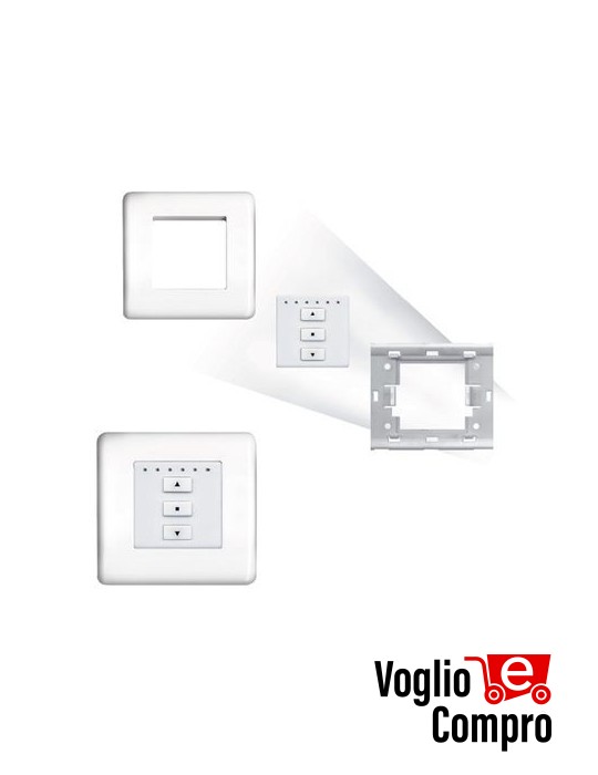 163444 Placca quadra V2 con supporto ARTEMIS