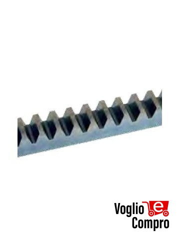 v2-162323,Cremagliera metallica zincata M6 30x30 L. 1m PER MOTORI SCORREVOLI PER HYPERFOR E FORTECO