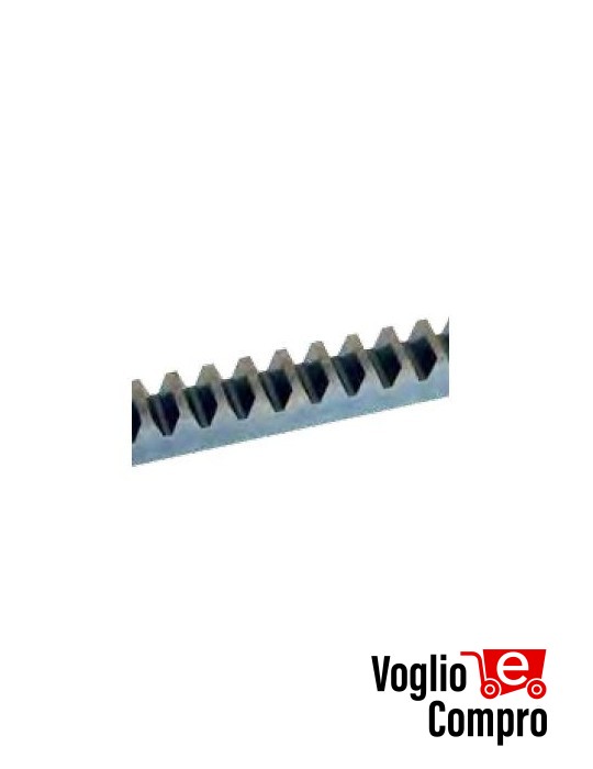 v2-162323,Cremagliera metallica zincata M6 30x30 L. 1m PER MOTORI SCORREVOLI PER HYPERFOR E FORTECO