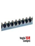 v2-162323,Cremagliera metallica zincata M6 30x30 L. 1m PER MOTORI SCORREVOLI PER HYPERFOR E FORTECO