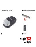 KIT COMPLETO X PORTE SEZIONALI E BASCULANTI AZIMUT 1 V2 32B011 8 Mq MAX 50 KG