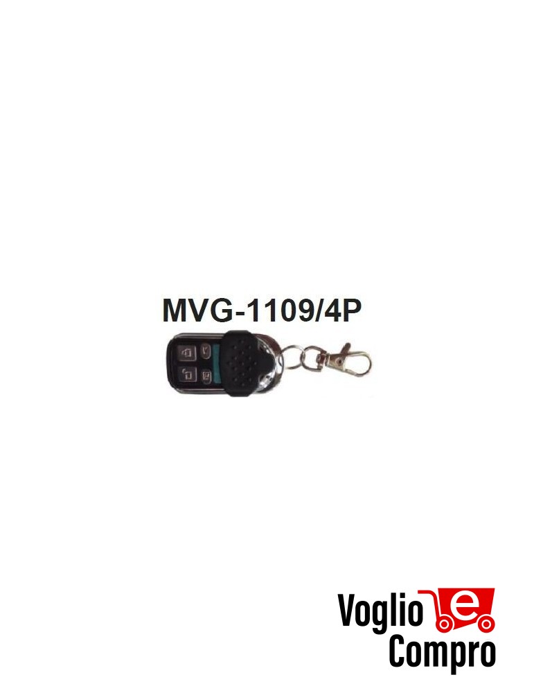 MICROVIDEO  RADIOCOMANDO TELECOMANDO AGGIUNTIVO MVG-1109/4P PER SISTEMI  VG 600