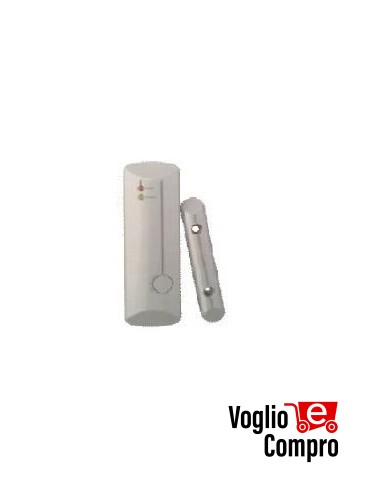 SENSORE CONTATTO MAGNETICO VIA RADIO 433,92Mhz MVS 1109 PC PER PORTE E FINESTRE