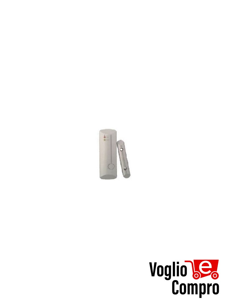 SENSORE CONTATTO MAGNETICO VIA RADIO 433,92Mhz MVS 1109 PC PER PORTE E FINESTRE