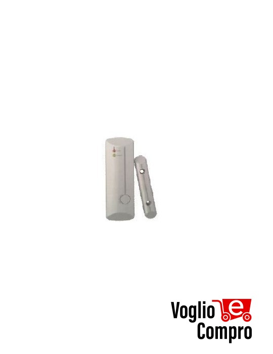 SENSORE CONTATTO MAGNETICO VIA RADIO 433,92Mhz MVS 1109 PC PER PORTE E FINESTRE