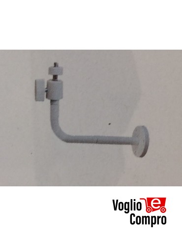 Staffa in Alluminio per telecamera di massimo peso 5Kg. Dimensione 200mm curva 90 gradi