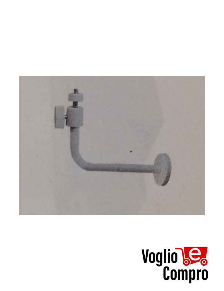 Staffa in Alluminio per telecamera di massimo peso 5Kg. Dimensione 200mm curva 90 gradi