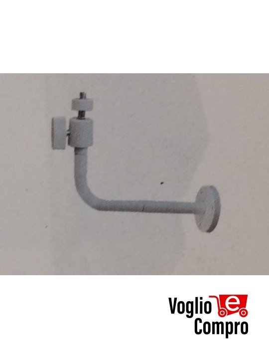 Staffa in Alluminio per telecamera di massimo peso 5Kg. Dimensione 200mm curva 90 gradi