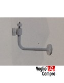 Staffa in Alluminio per telecamera di massimo peso 5Kg. Dimensione 200mm curva 90 gradi