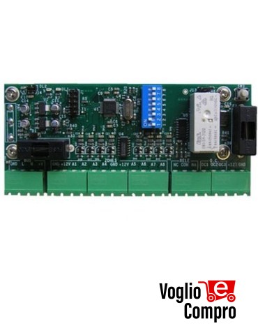 MICROVIDEO ESPANSIONE SY-841 8 IN 4 OUT sinergy antifurto