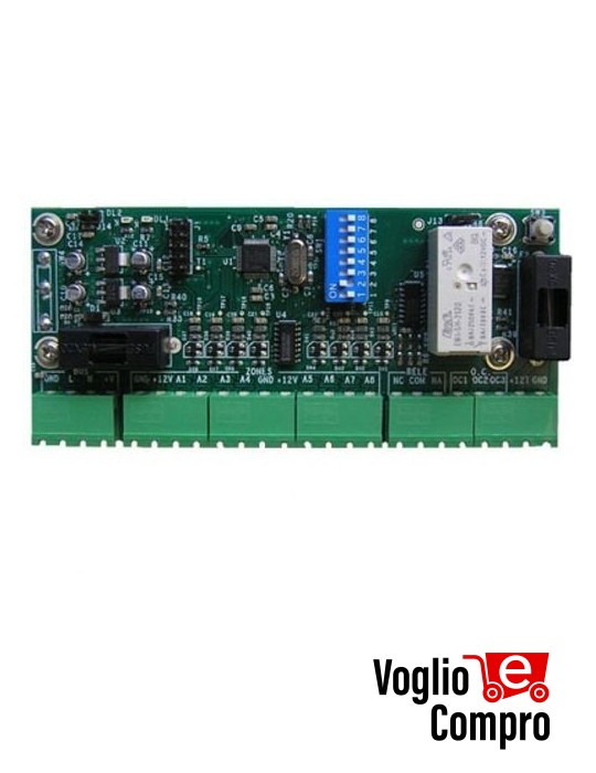 MICROVIDEO ESPANSIONE SY-841 8 IN 4 OUT sinergy antifurto