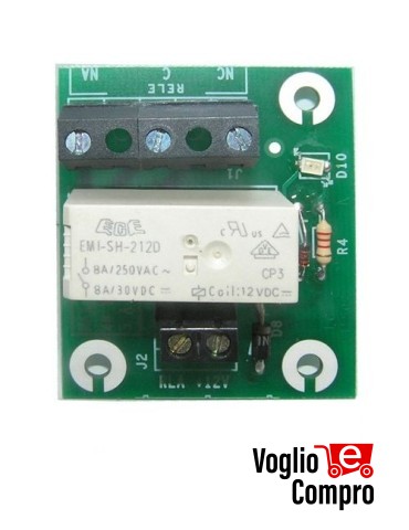 MICROVIDEO SY -966 Scheda 1 Rele' Attuatore