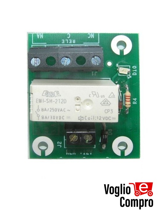 MICROVIDEO SY -966 Scheda 1 Rele' Attuatore