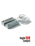 MICROVIDEO MCS-460 Contatto magnetico in alluminio per porte e finestre blindate