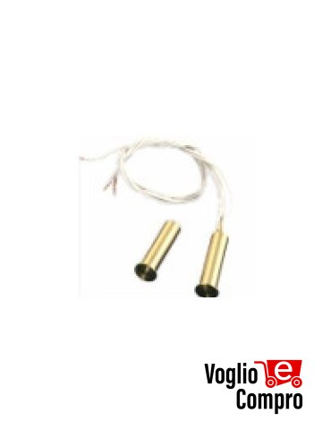 CONTATTO MAGNETICO IN OTTONE MCS 425 FORMA CILINDRICA INCASSO CONFEZIONE 5 PEZZI