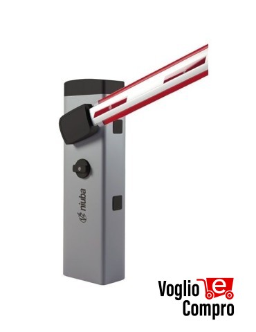 BARRIERA STRADALE NIUBA 4 V2 MOTORE 24V APERTURA RAPIDA FINO A 4 MT LARGHEZZA