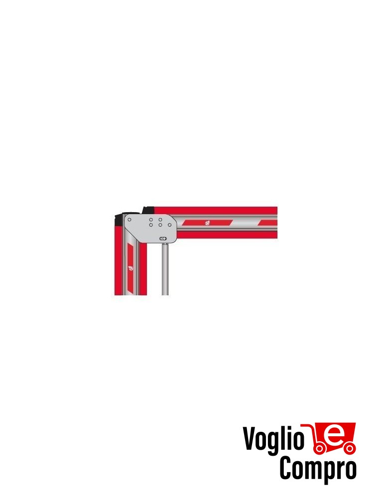 Snodo per barra quadra V2 163616 NIUBA 4