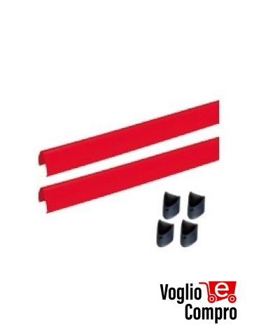 KIT GOMMA PROTETTIVA PER BARRA QUADRA NIUBA V2 163629 (6 Mt X 2)