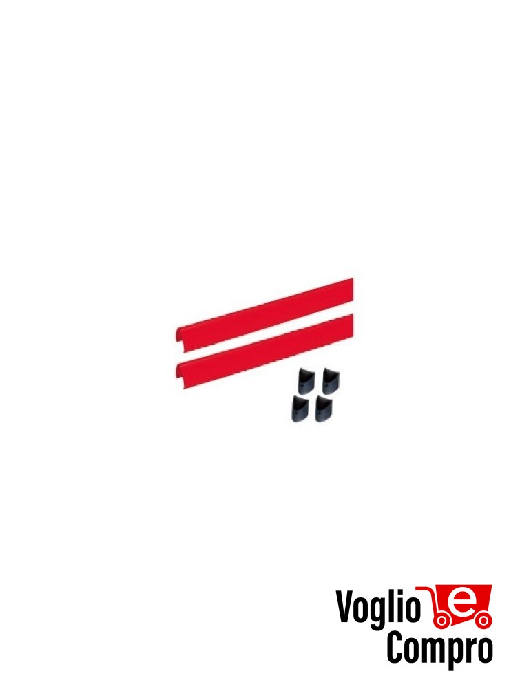 KIT GOMMA PROTETTIVA PER BARRA QUADRA NIUBA V2 163629 (6 Mt X 2)