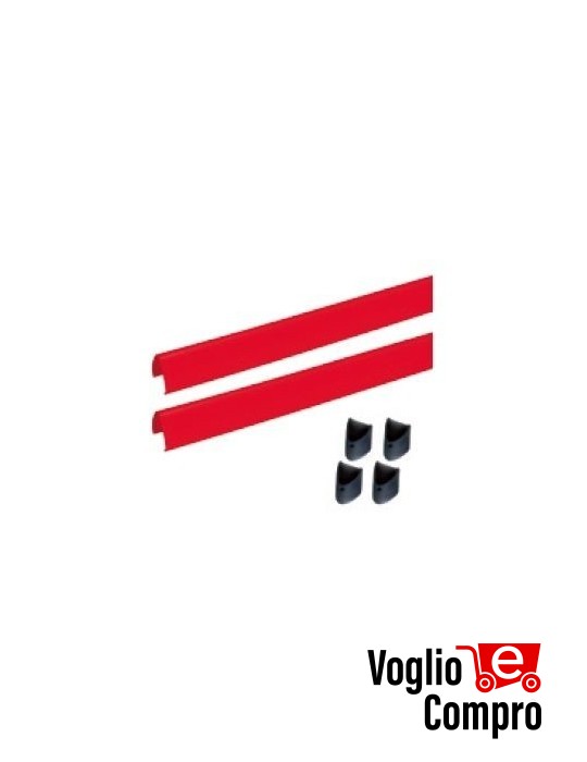 KIT GOMMA PROTETTIVA PER BARRA QUADRA NIUBA V2 163629 (6 Mt X 2)