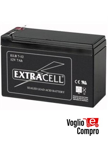 ACCUMULATORE COSTEL 12V 7Ah AL PIOMBO RICARICABILE PER CENTRALE ALLARME