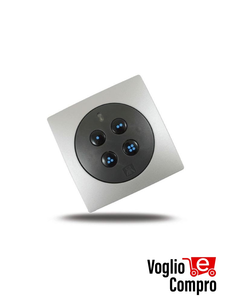 6901366 RADIOCOMANDO TELECOMANDO ORIGINALE BFT RB4 MURALE 433,92MHZ ROLLING CODE 4TASTI