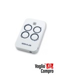 6901048 RADIOCOMANDO TELECOMANDO ORIGINALE GENIUS KILO TX4 868 JLC 868,35 BIANCO 4 TASTI  HOPPING CODE