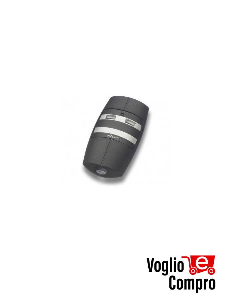 6901015 RADIOCOMANDO TELECOMANDO ORIGINALE LIFE FIDO 2  433,92MHZ  2TX  ROLLING CODE