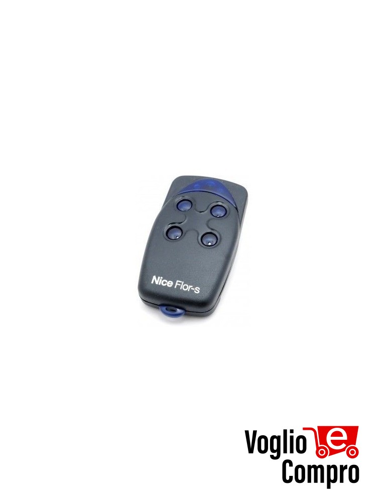 RADIOCOMANDO TELECOMANDO ORIGINALE NICE FLO4R-S 433Mhz ROLLING CODE  4TX
