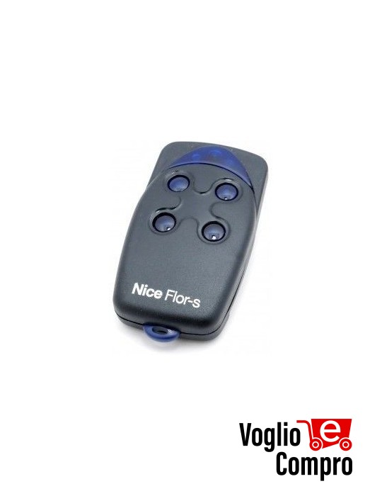 RADIOCOMANDO TELECOMANDO ORIGINALE NICE FLO4R-S 433Mhz ROLLING CODE  4TX