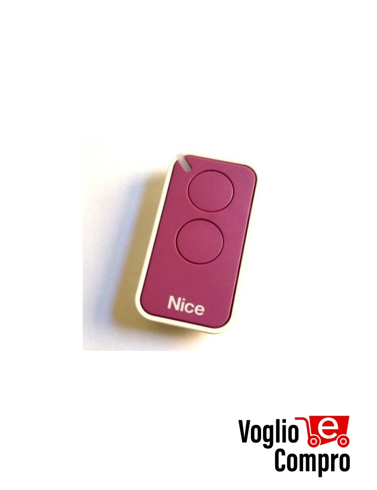 6901051 RADIOCOMANDO TELECOMANDO ORIGINALE NICE INTI2L LILLA  433,92MHZ  ROLLING CODE 2TASTI