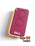 6901051 RADIOCOMANDO TELECOMANDO ORIGINALE NICE INTI2L LILLA  433,92MHZ  ROLLING CODE 2TASTI